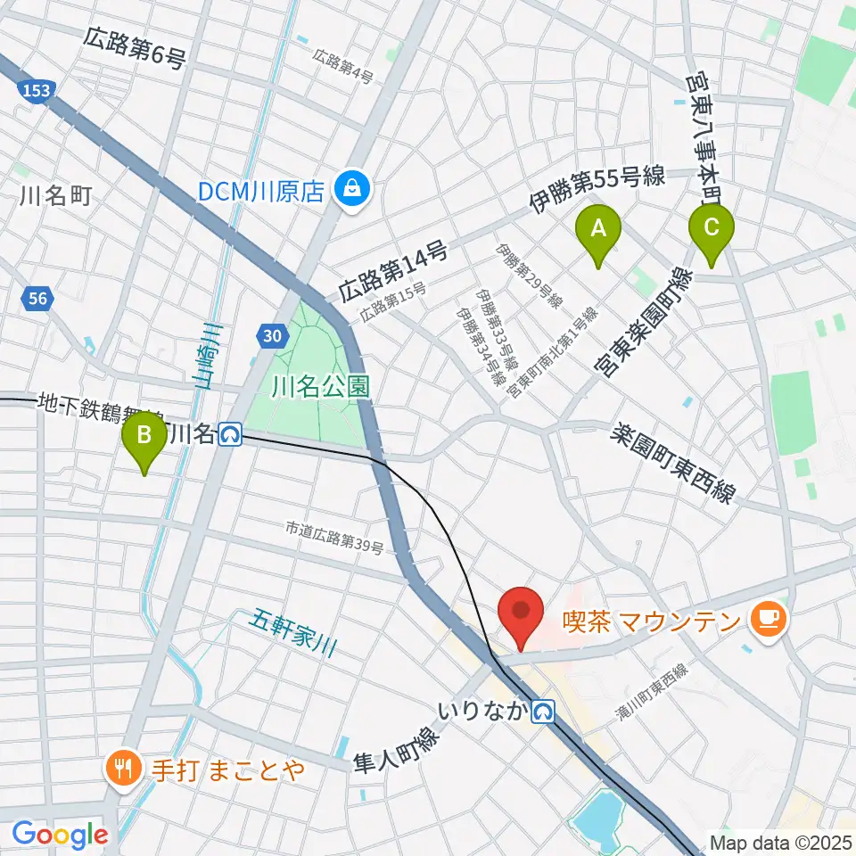みどり楽器・名古屋周辺のホテル一覧地図