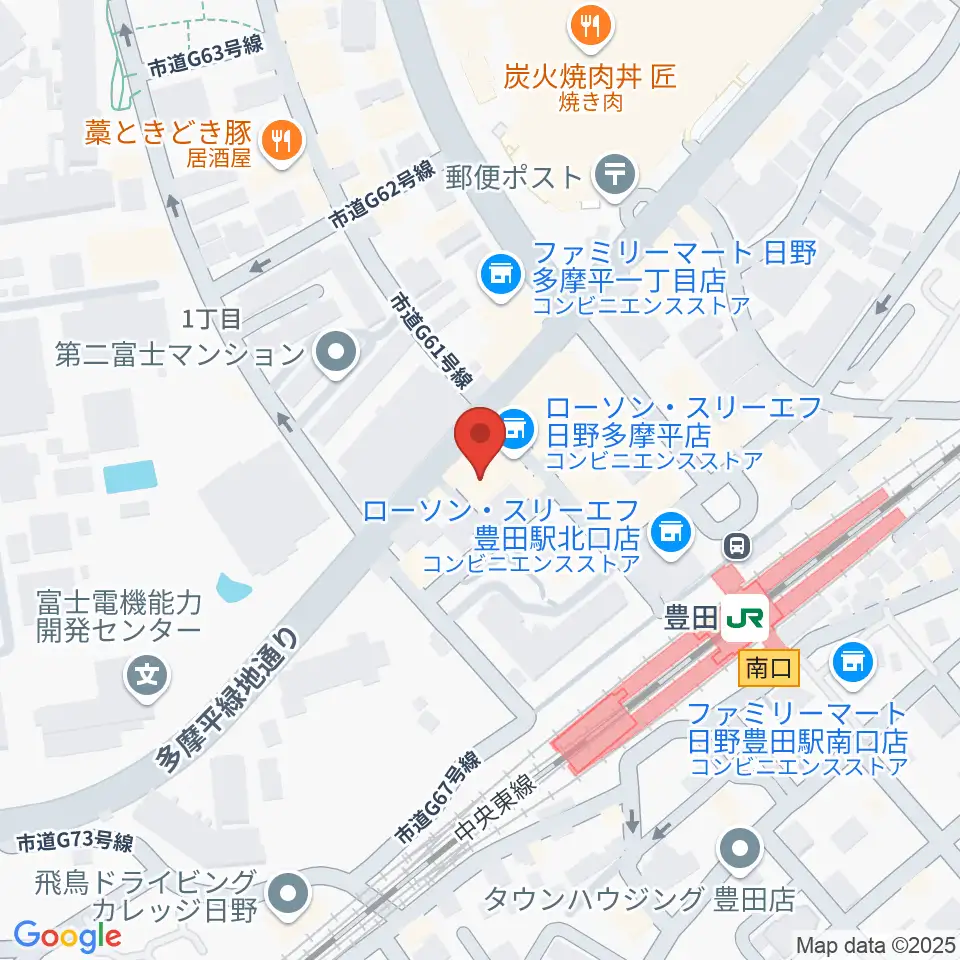 宮地楽器 豊田センター周辺のホテル一覧地図