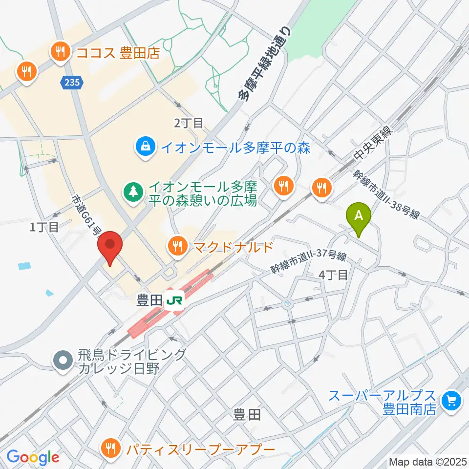 宮地楽器 豊田センター周辺のホテル一覧地図