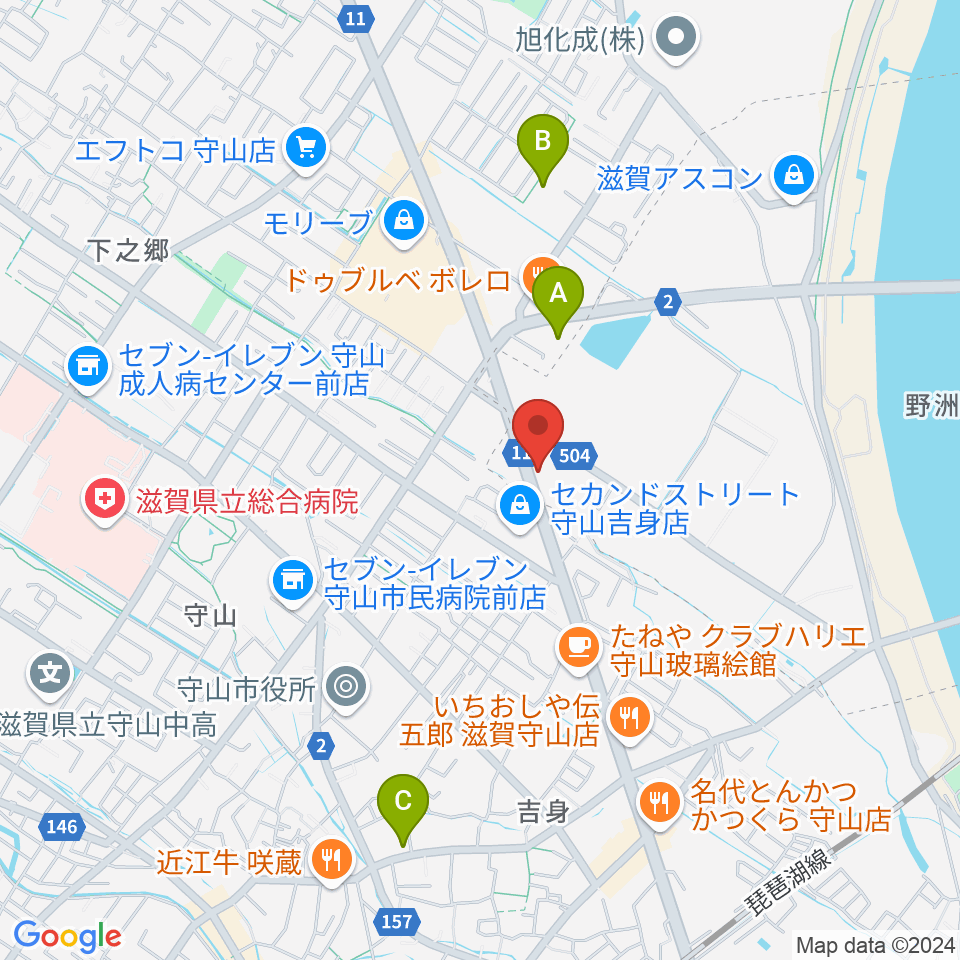 青い鳥音楽学園周辺のホテル一覧地図