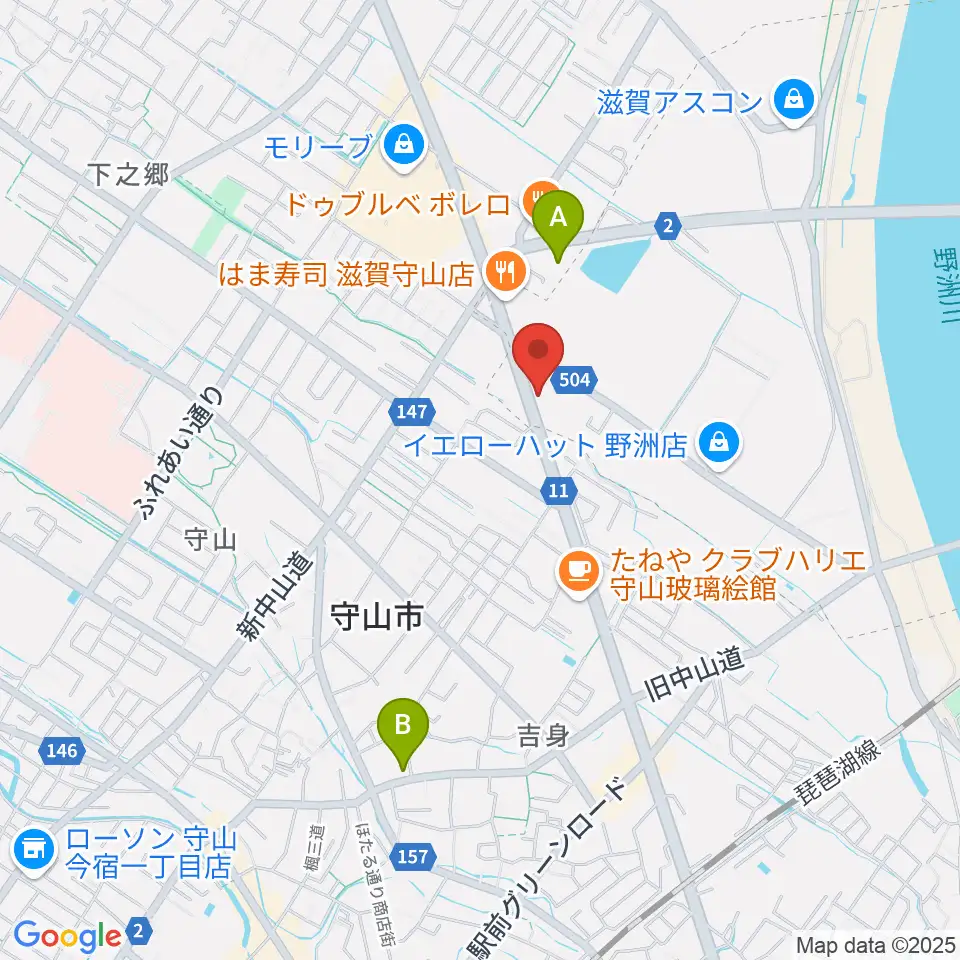 青い鳥音楽学園周辺のホテル一覧地図