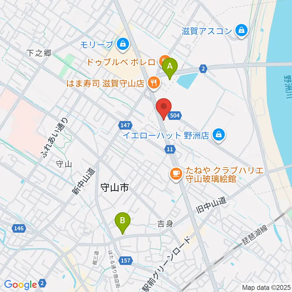 青い鳥音楽学園周辺のホテル一覧地図