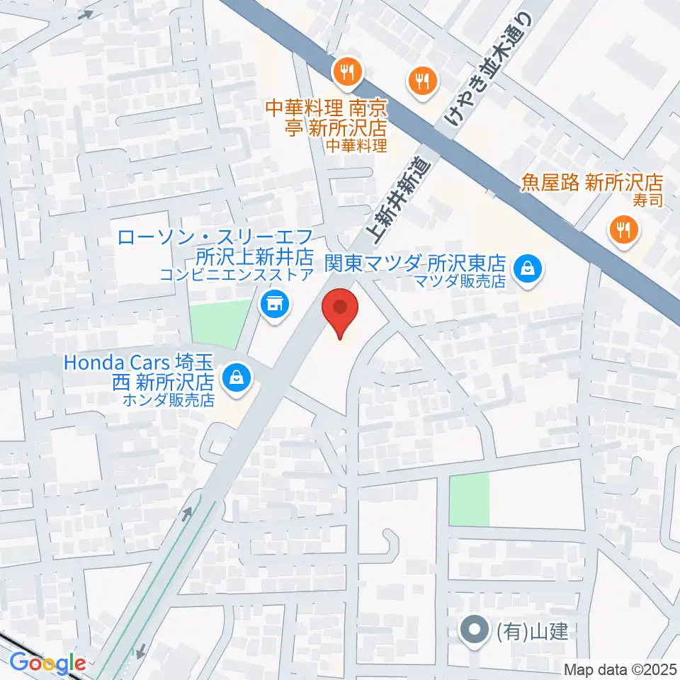 ユニスタイル小手指 ヤマハミュージック周辺のホテル一覧地図