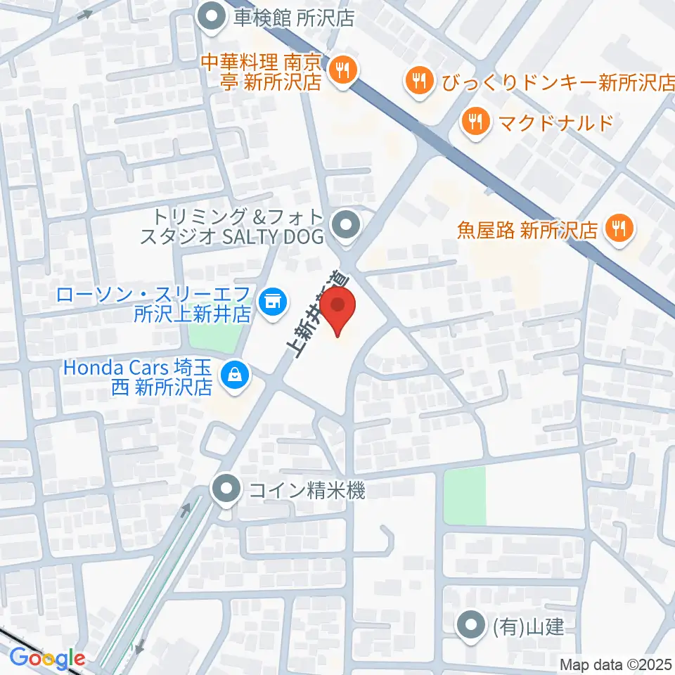 ユニスタイル小手指 ヤマハミュージック周辺のホテル一覧地図