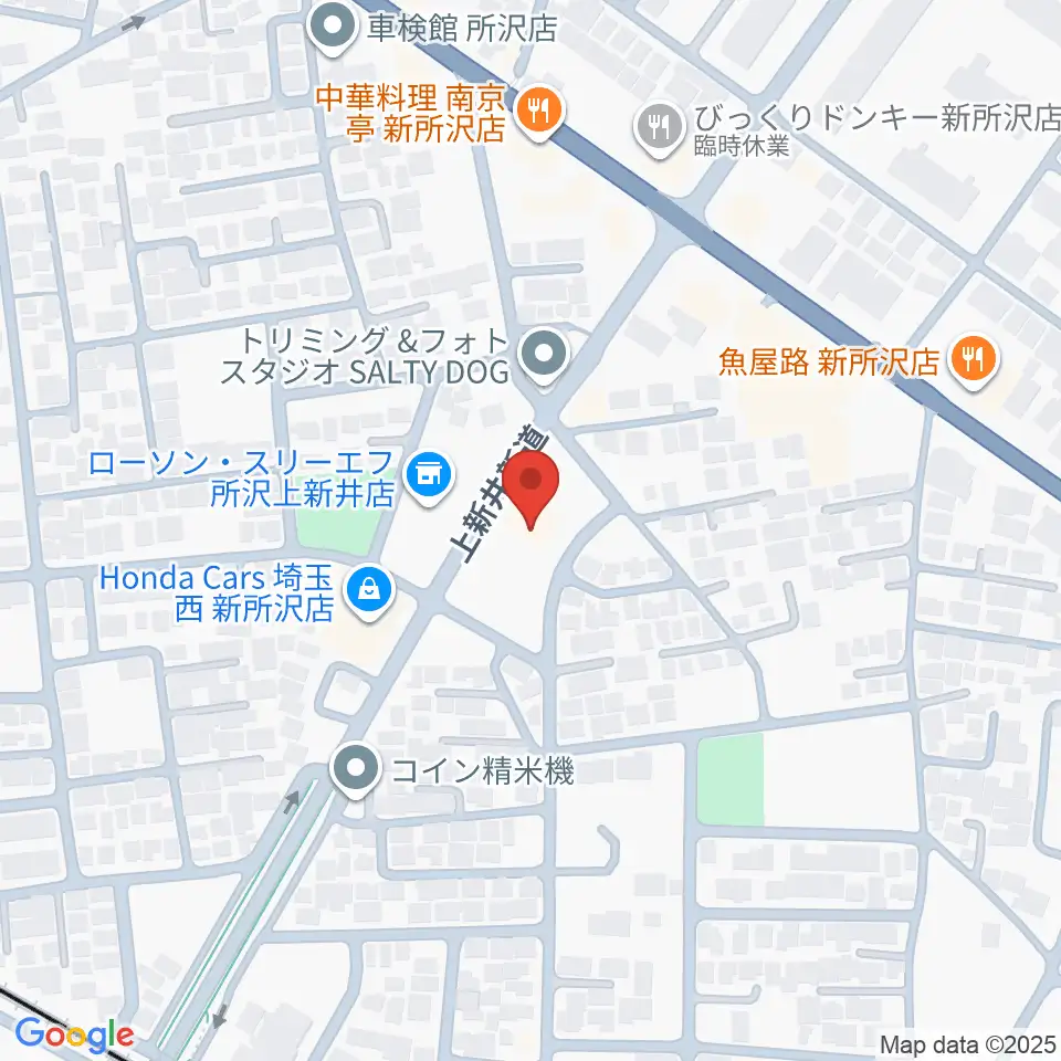 ユニスタイル小手指 ヤマハミュージック周辺のホテル一覧地図