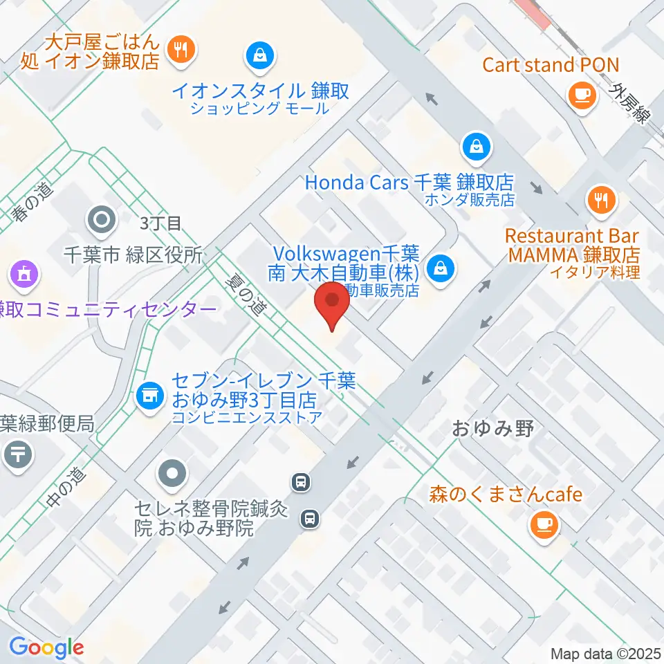 ユニスタイル鎌取 ヤマハミュージック周辺のホテル一覧地図