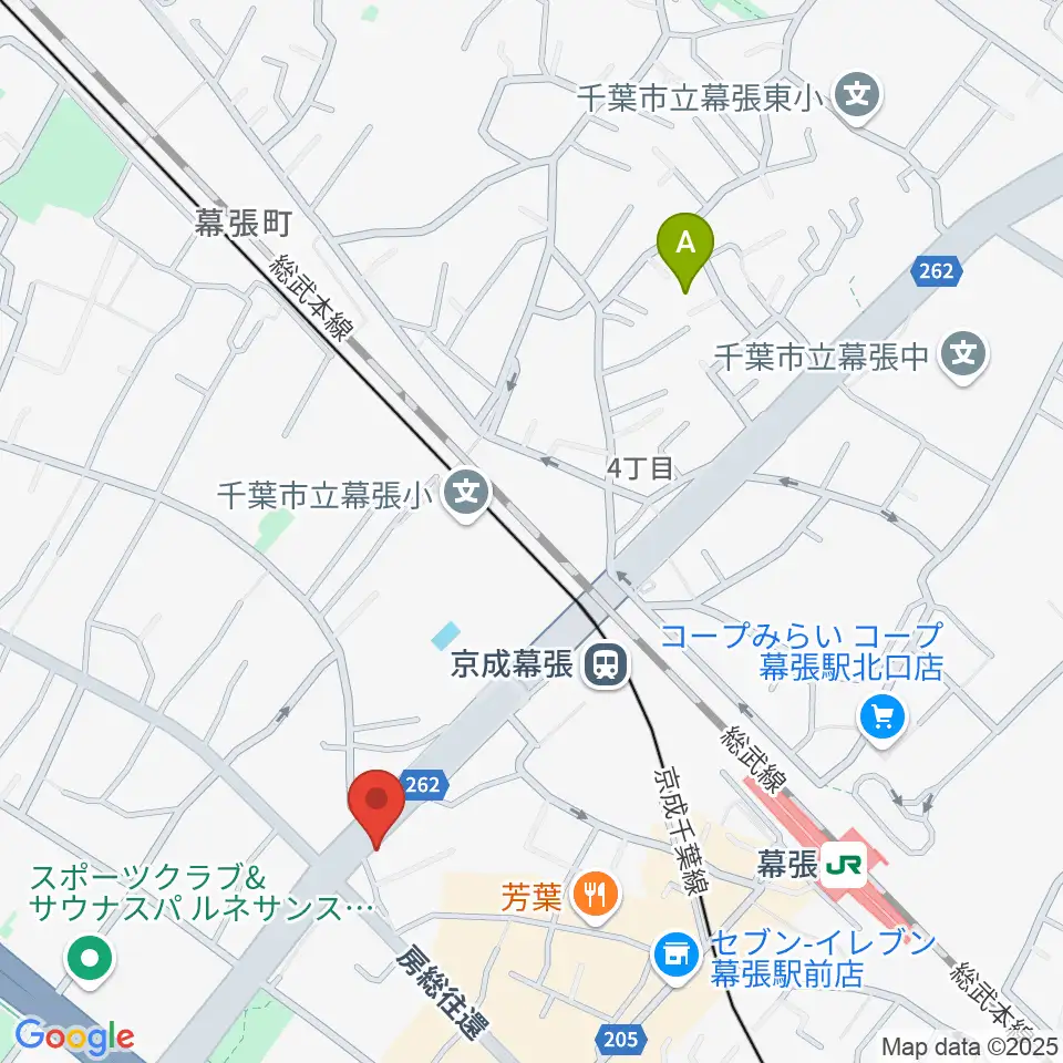 幕張センター ヤマハミュージック周辺のホテル一覧地図