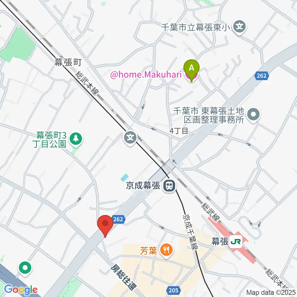 幕張センター ヤマハミュージック周辺のホテル一覧地図