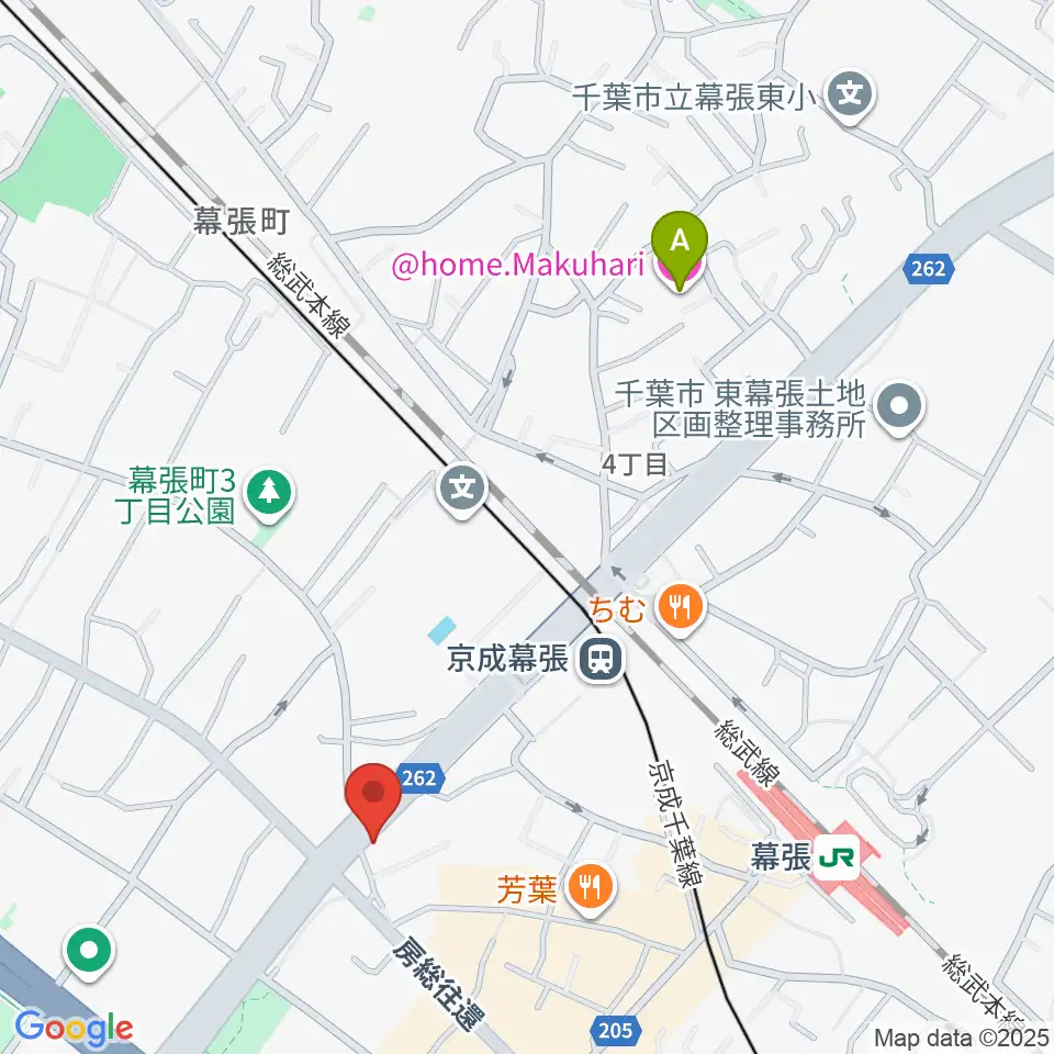 幕張センター ヤマハミュージック周辺のホテル一覧地図