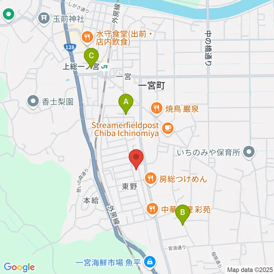一宮センター ヤマハミュージック周辺のホテル一覧地図