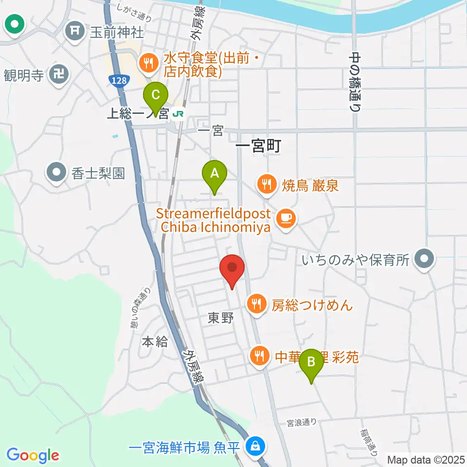 一宮センター ヤマハミュージック周辺のホテル一覧地図