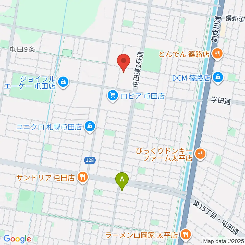 屯田センター ヤマハミュージック周辺のホテル一覧地図