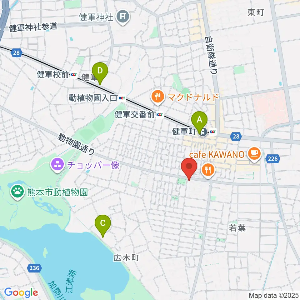 カンタービレホール周辺のホテル一覧地図