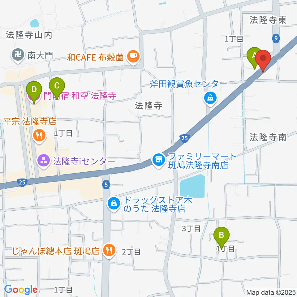 ピアノ工房ジークレフ周辺のホテル一覧地図