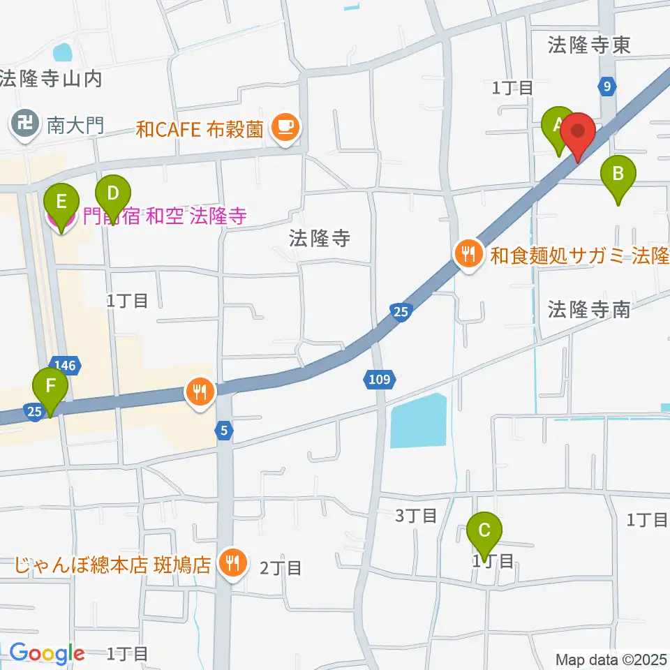 ピアノ工房ジークレフ周辺のホテル一覧地図