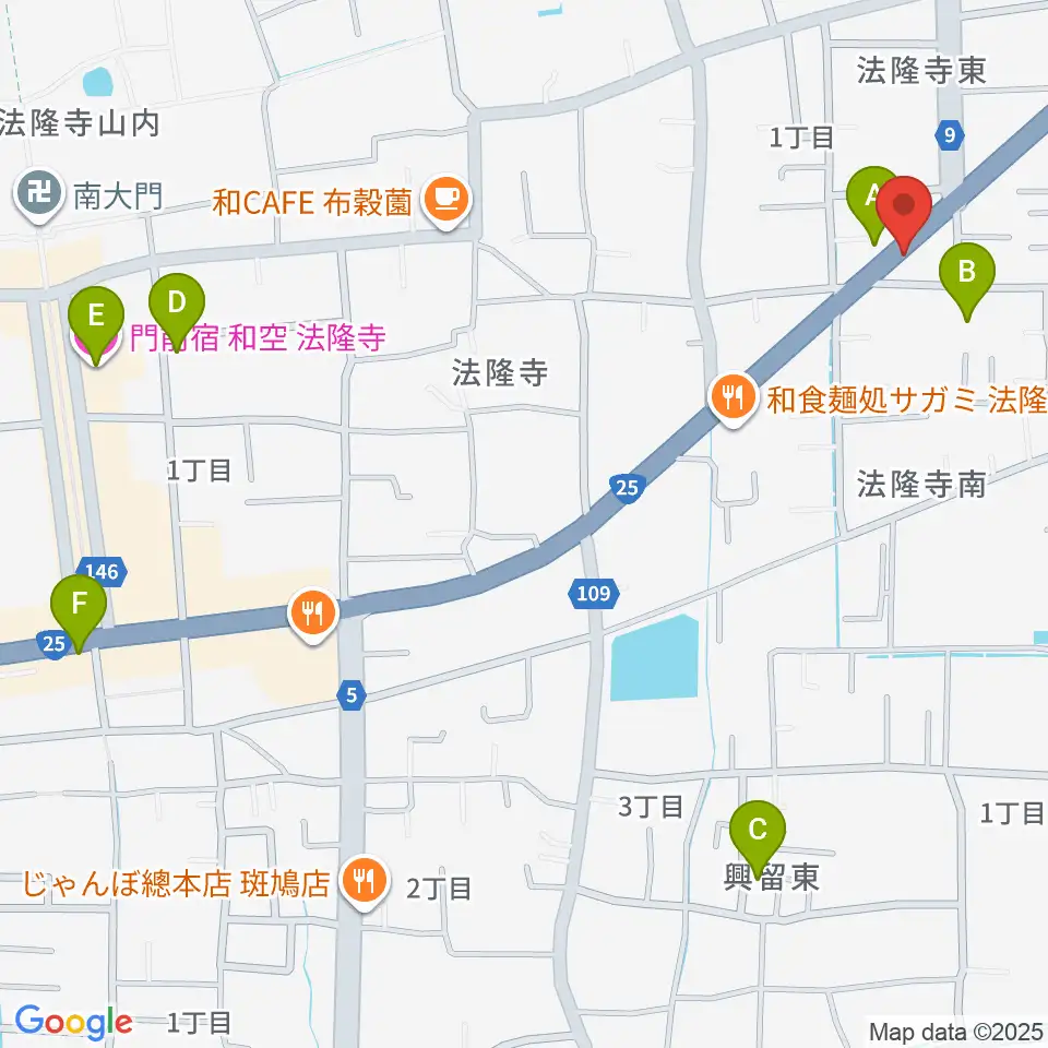 ピアノ工房ジークレフ周辺のホテル一覧地図