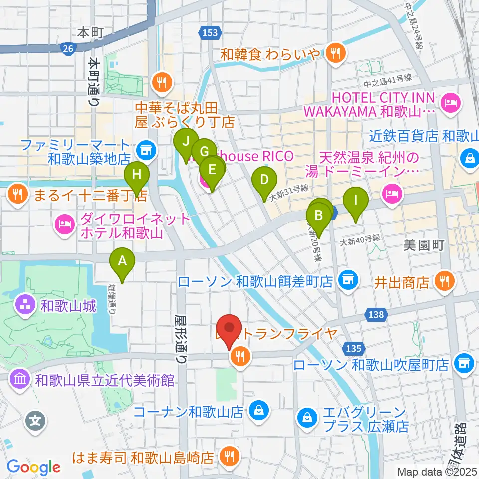 ヤスムラビクトロン周辺のホテル一覧地図