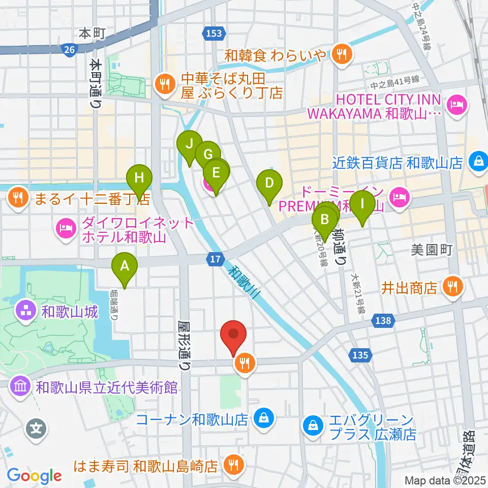 ヤスムラビクトロン周辺のホテル一覧地図