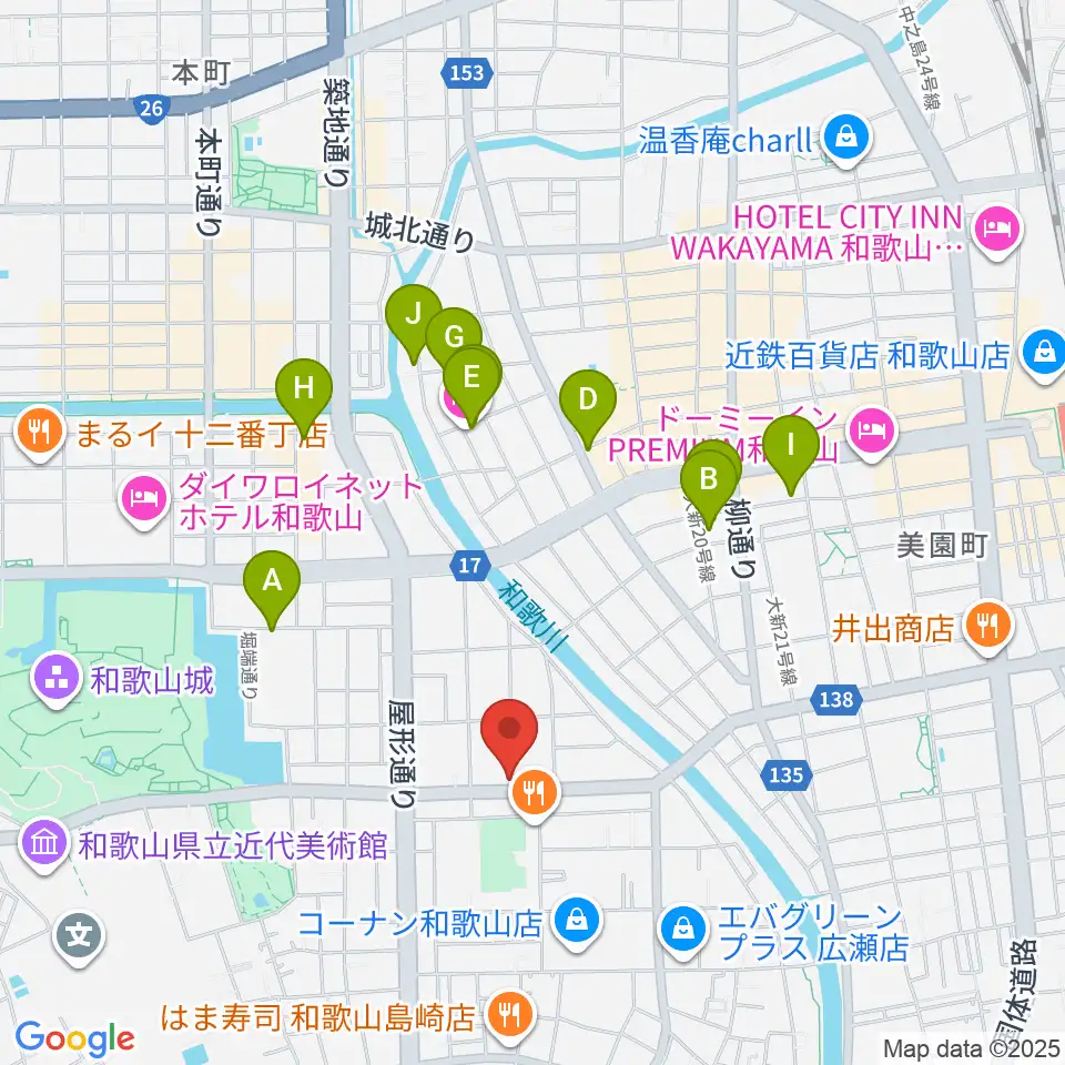 ヤスムラビクトロン周辺のホテル一覧地図
