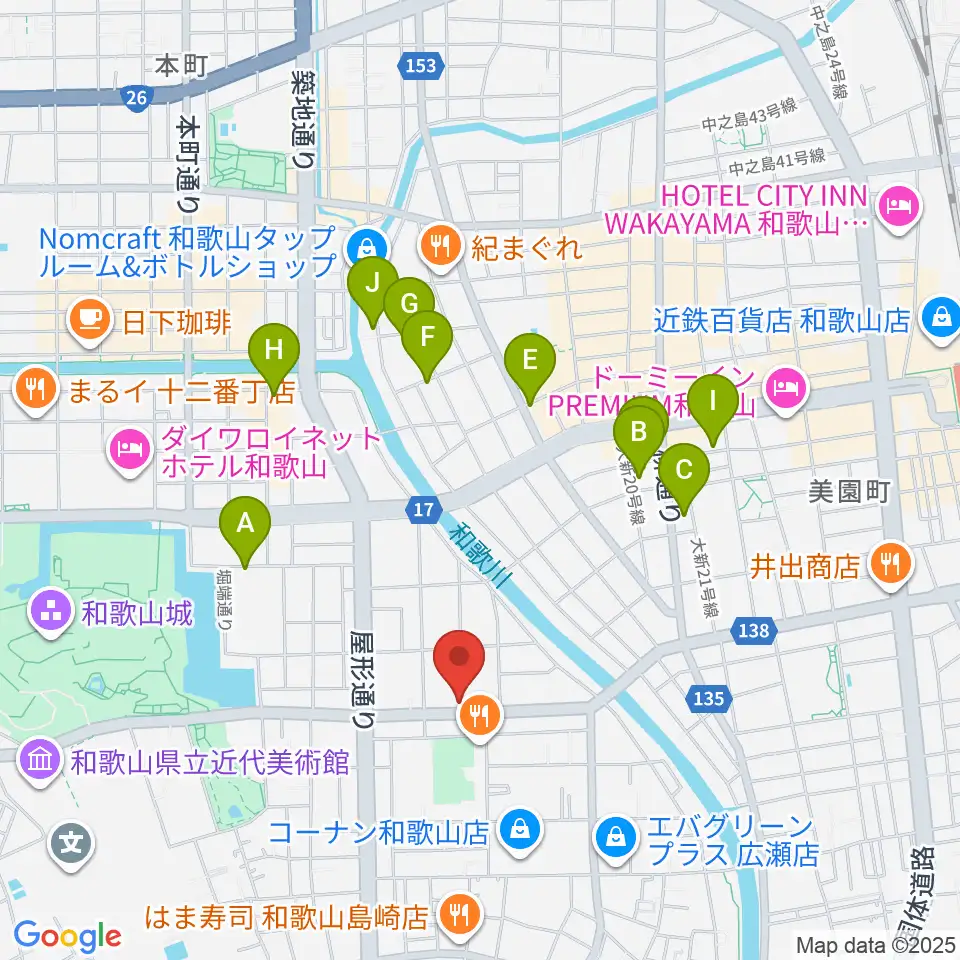 ヤスムラビクトロン周辺のホテル一覧地図