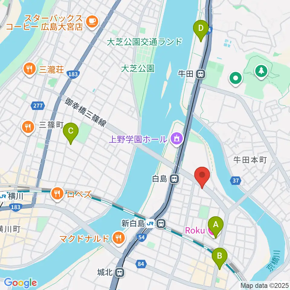 昌和楽器音楽教室周辺のホテル一覧地図