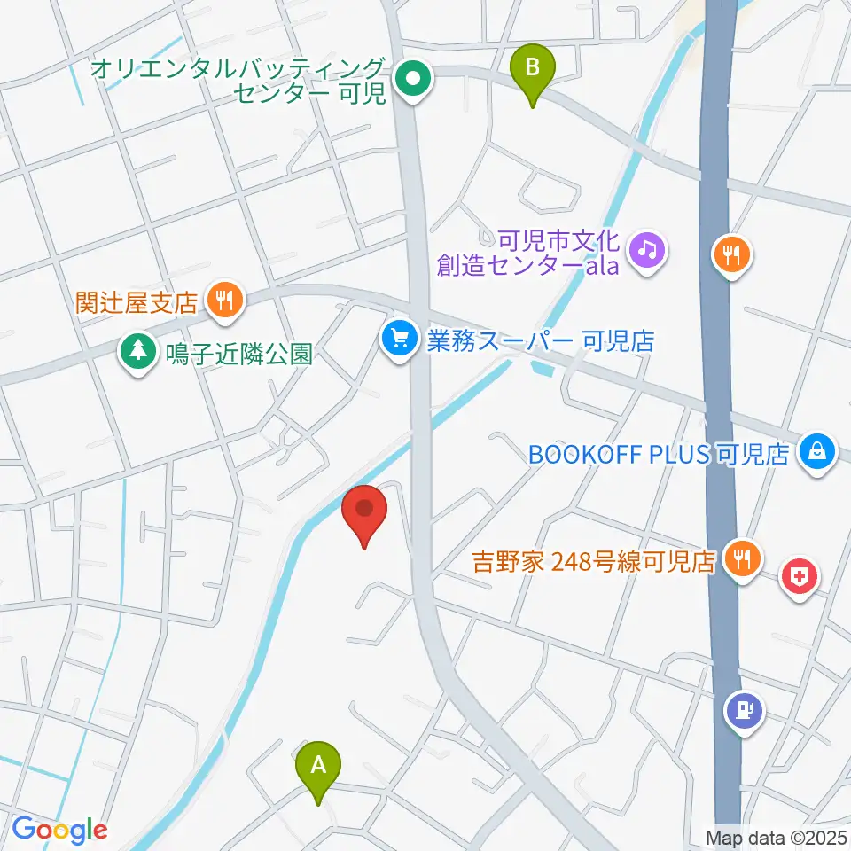 ヤイリギター周辺のホテル一覧地図