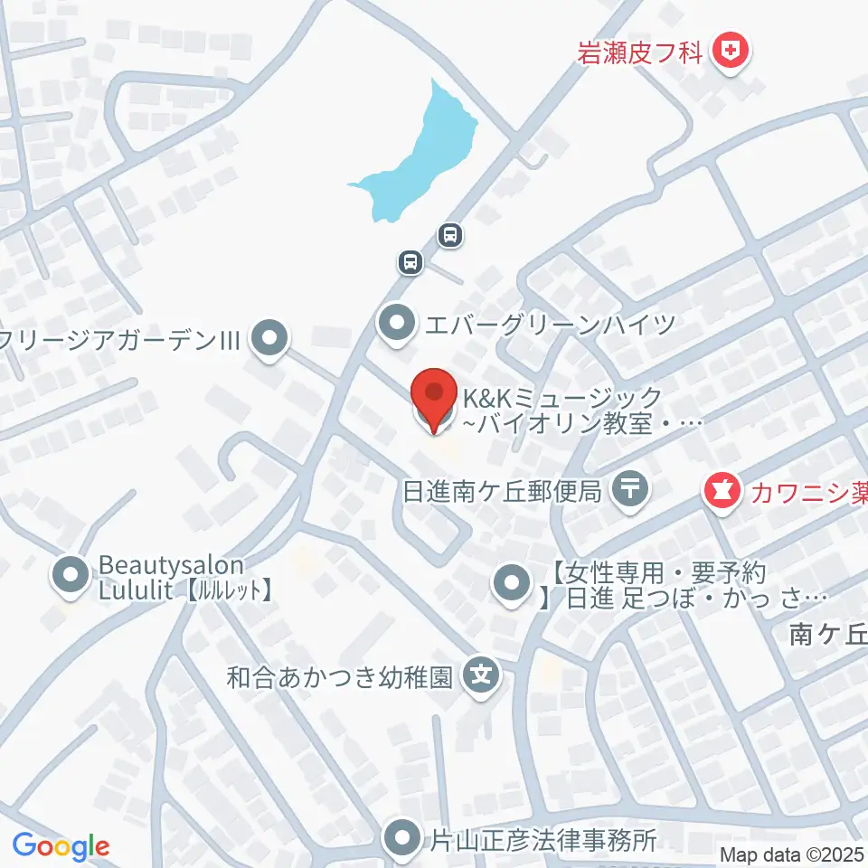 Ｋ＆Ｋミュージック周辺のホテル一覧地図