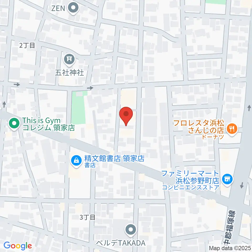 鈴木楽器製作所周辺のホテル一覧地図