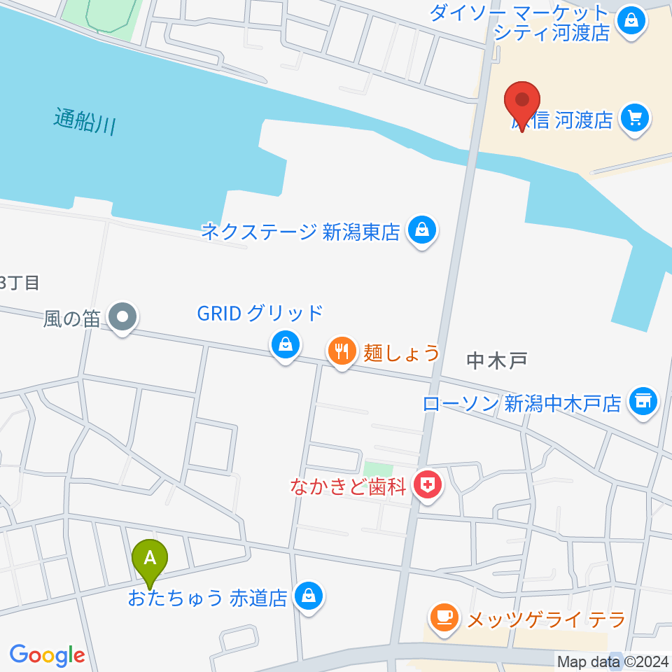 河渡総合センター ヤマハミュージック周辺のホテル一覧地図