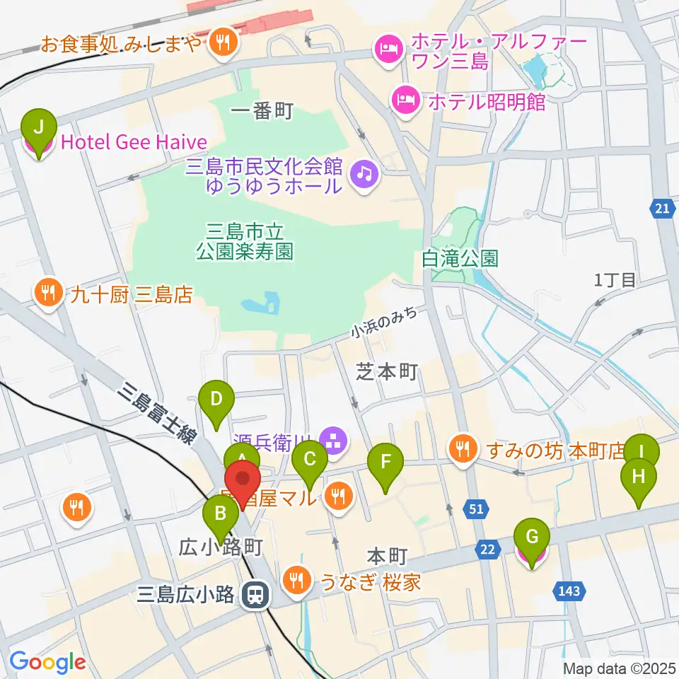 株式会社オレンジ村周辺のホテル一覧地図