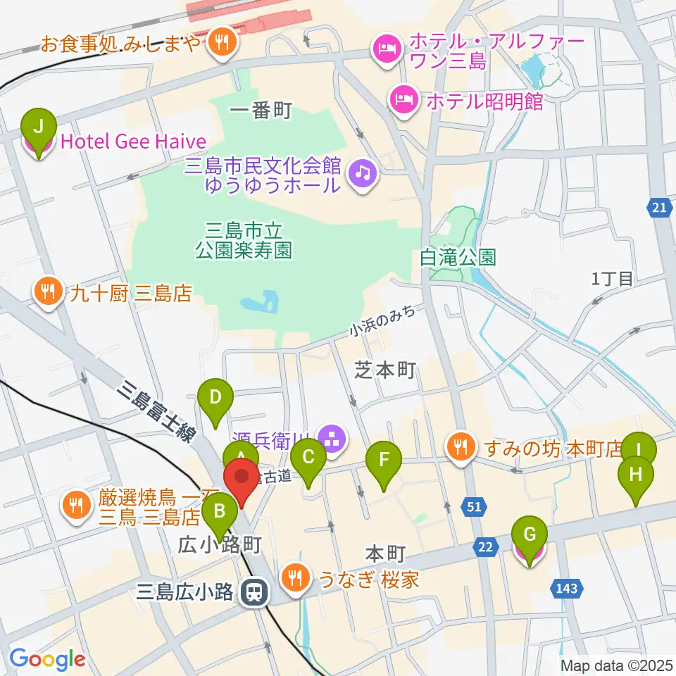 株式会社オレンジ村周辺のホテル一覧地図