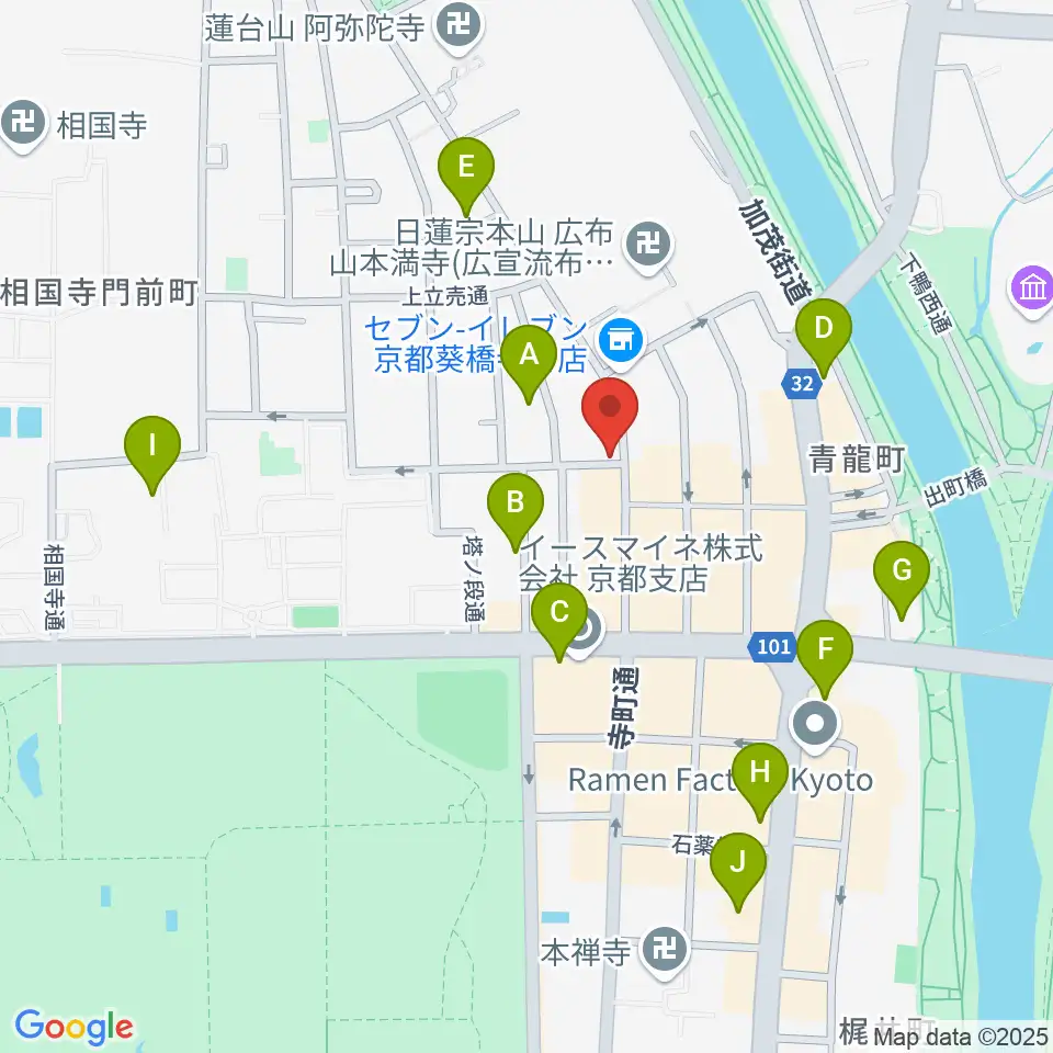 イチイヒロキ Violin Shop周辺のホテル一覧地図