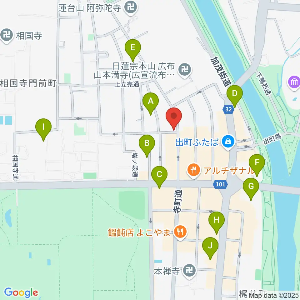 イチイヒロキ Violin Shop周辺のホテル一覧地図