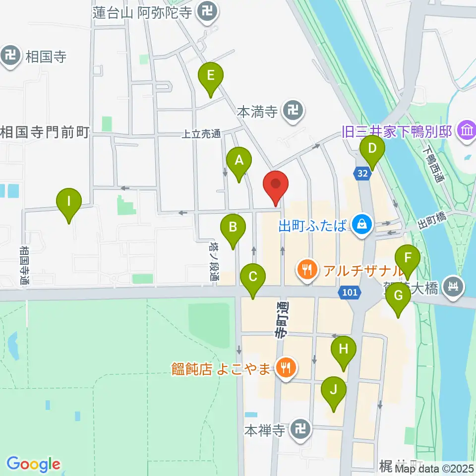 イチイヒロキ Violin Shop周辺のホテル一覧地図