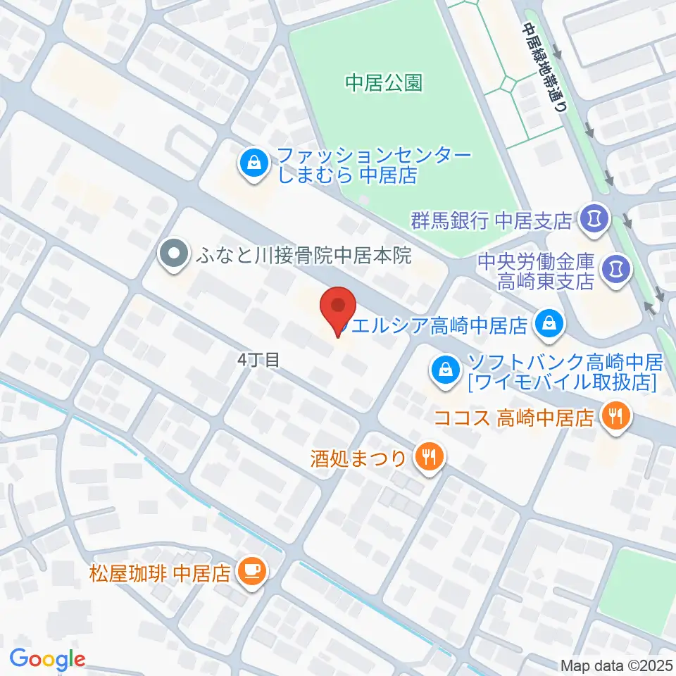 なかい総合センター ヤマハミュージック周辺のホテル一覧地図