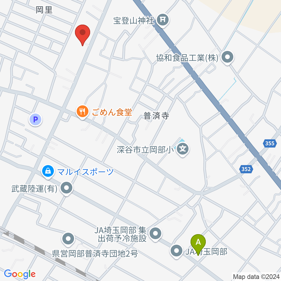 深谷みらい総合センター ヤマハミュージック周辺のホテル一覧地図