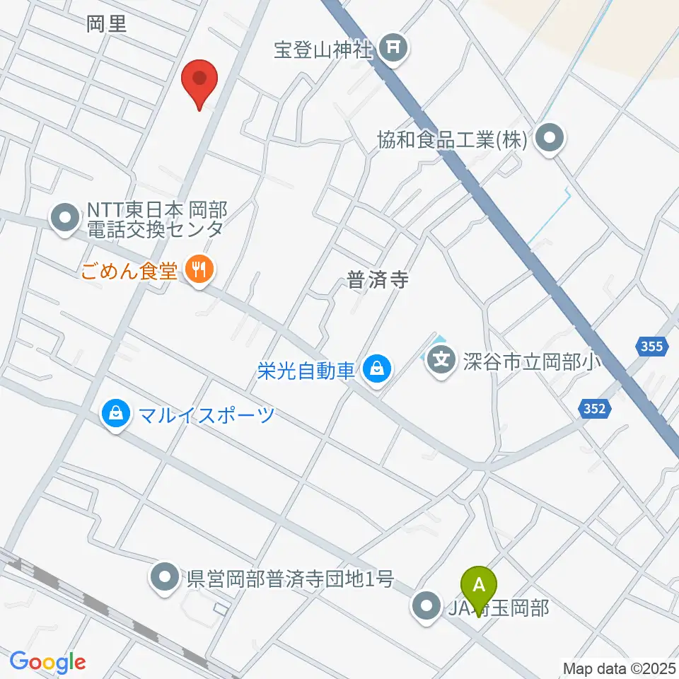 深谷みらい総合センター ヤマハミュージック周辺のホテル一覧地図