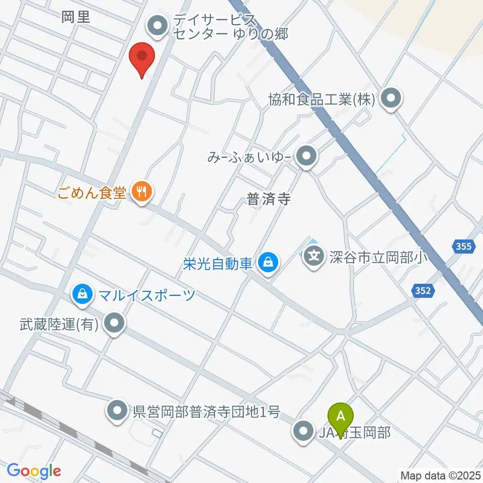 深谷みらい総合センター ヤマハミュージック周辺のホテル一覧地図