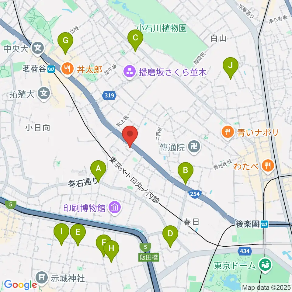 西部ピアノ東京周辺のホテル一覧地図