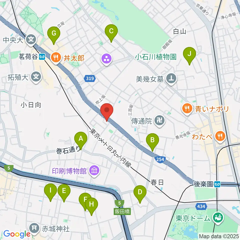 西部ピアノ東京周辺のホテル一覧地図