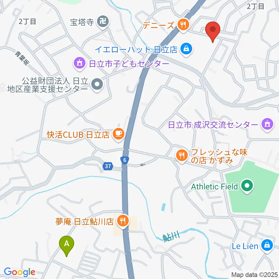 成沢プレーゴセンター ヤマハ音楽教室周辺のホテル一覧地図