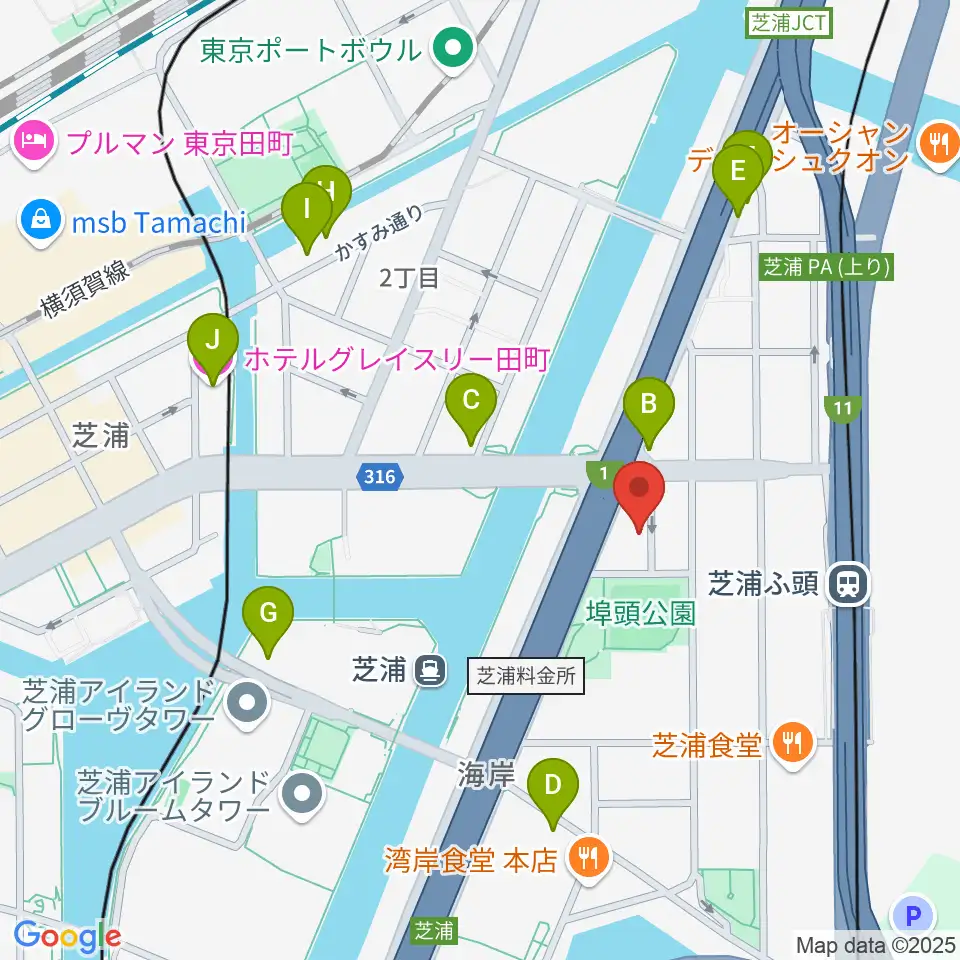 ピアノ運送株式会社周辺のホテル一覧地図