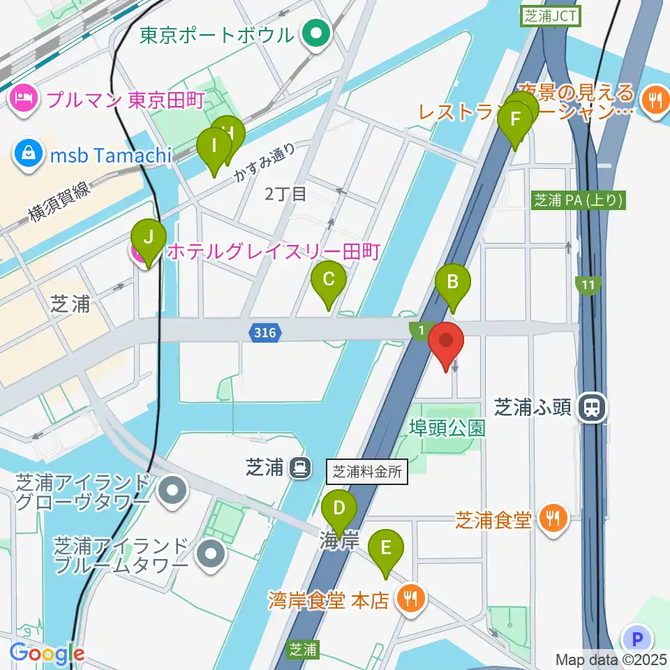 ピアノ運送株式会社周辺のホテル一覧地図