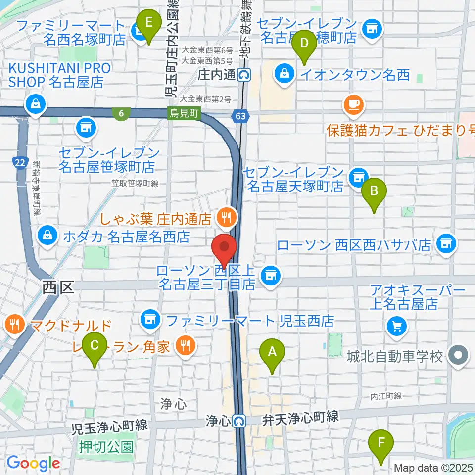 ヤマハミュージック リニューアルピアノショップ周辺のホテル一覧地図