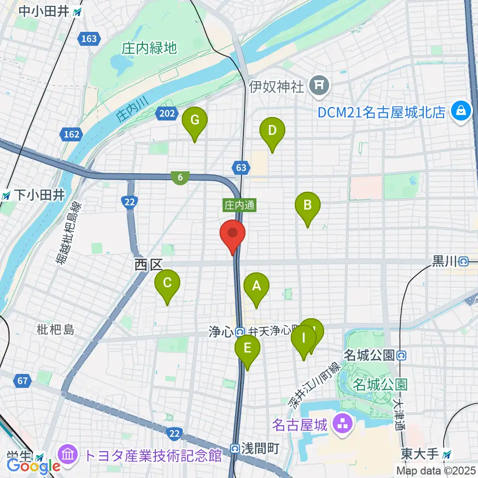 ヤマハミュージック リニューアルピアノショップ周辺のホテル一覧地図