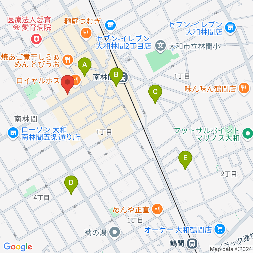 みゆき音楽アトリエ周辺のホテル一覧地図