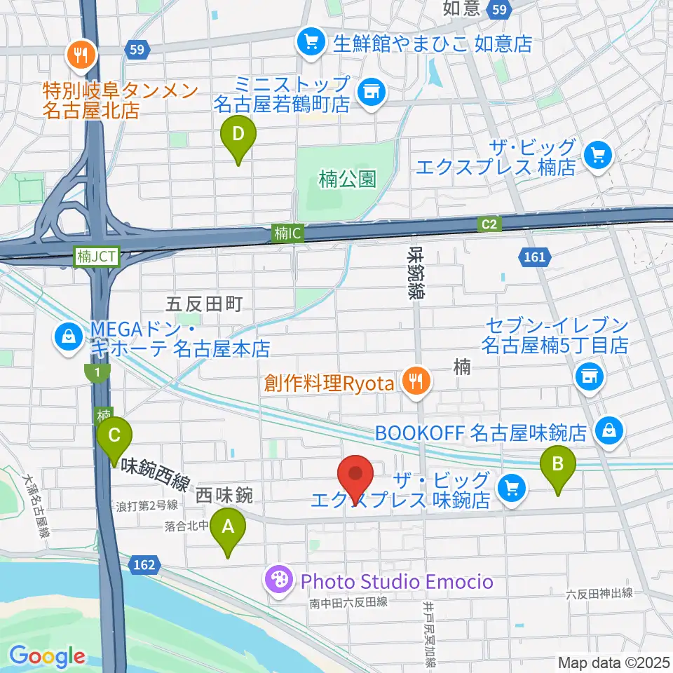 味鋺音楽センター ヤマハミュージック周辺のホテル一覧地図