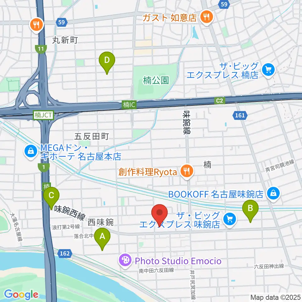 味鋺音楽センター ヤマハミュージック周辺のホテル一覧地図