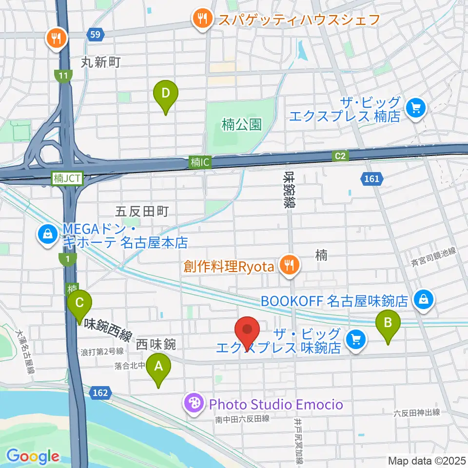 味鋺音楽センター ヤマハミュージック周辺のホテル一覧地図