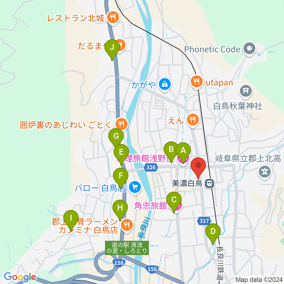 上田楽器店周辺のホテル一覧地図